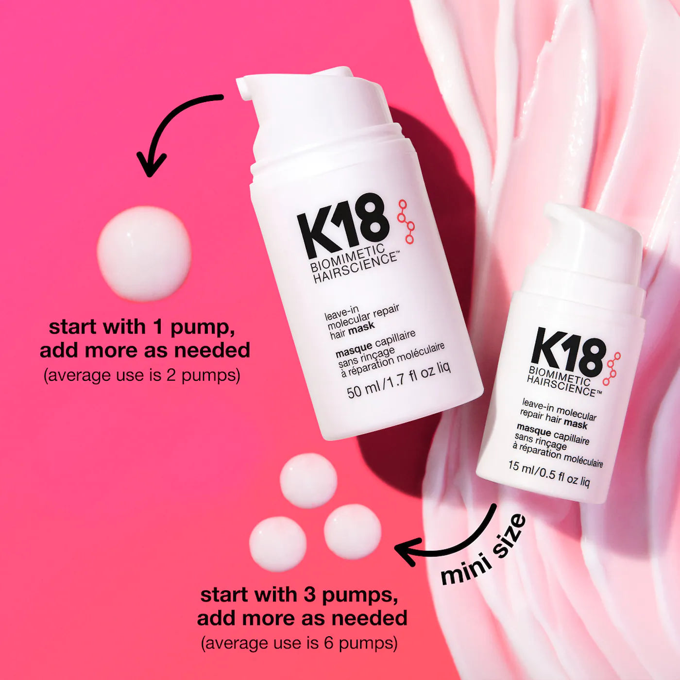 K18 Leave-in Molecular Repair Hair Mask 50ml